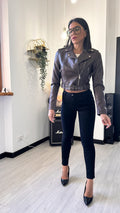 CHIODO IN ECOPELLE MARRONE