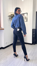 CAMICIA IN JEANS LUREX (M/L)