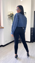 CAMICIA IN JEANS LUREX (M/L)