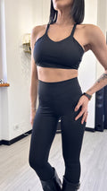 COMPLETO DA PALESTRA LEGGINS-TOP NERO