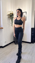 COMPLETO DA PALESTRA LEGGINS-TOP NERO
