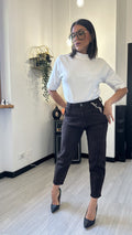 2500 JEANS LEOPARDATO BALLOON