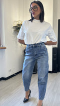 1700 JEANS BALLOON BLU