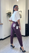 1900 JEANS BALLOON BORDEAUX