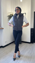 BOMBER SMANICATO MARRONE