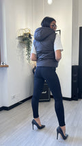BOMBER SMANICATO MARRONE