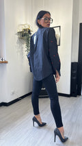 CAMICIA CUORICINI NERA