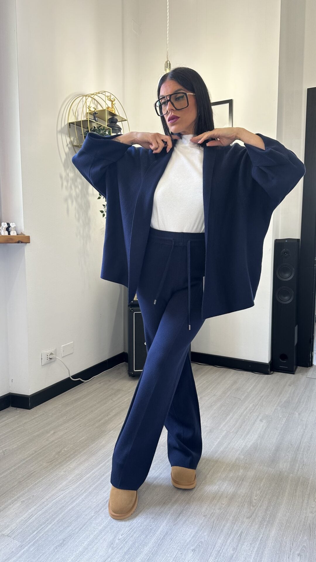 CARDIGAN OVER BLU