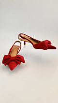 DECOLLETE TESSUTO RED BASSE