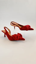DECOLLETE TESSUTO RED BASSE