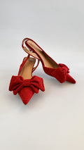 DECOLLETE TESSUTO RED BASSE