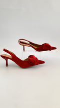 DECOLLETE TESSUTO RED BASSE