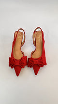 DECOLLETE TESSUTO RED BASSE