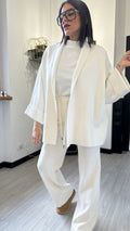 CARDIGAN OVER BIANCO