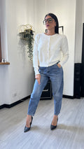 CARDIGAN CUORI BIANCO