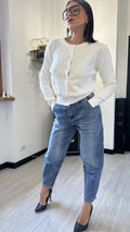 CARDIGAN CUORI BIANCO