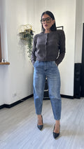 CARDIGAN CUORI MARRONE