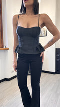 TOP SIMIL CORSETTO LUCIDINO CON COPPE