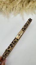 CINTURA BIRKI SLIM LEOPARDATA