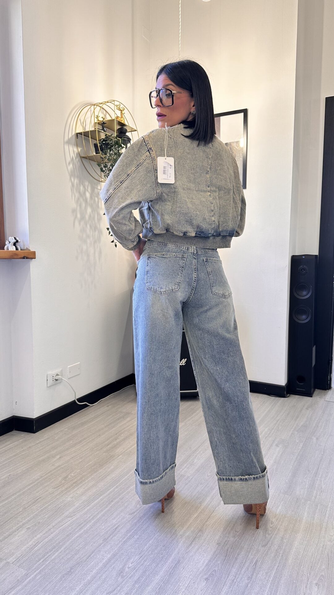 BOMBER IN JEANS SLAVATO