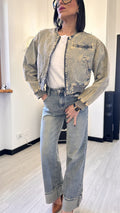 BOMBER IN JEANS SLAVATO