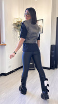 CHIODO GRIGIO SMANICATO