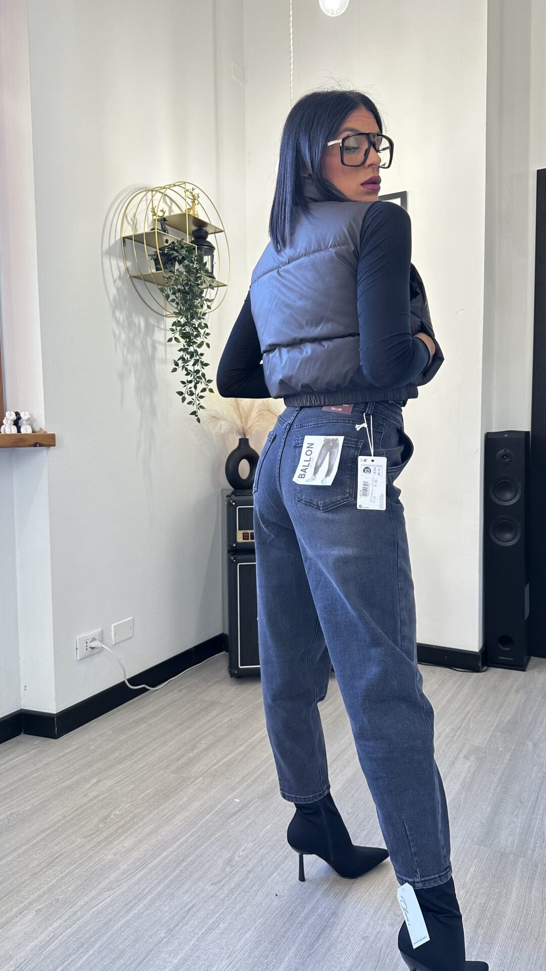 BOMBER SMANICATO TESTA DI MORO