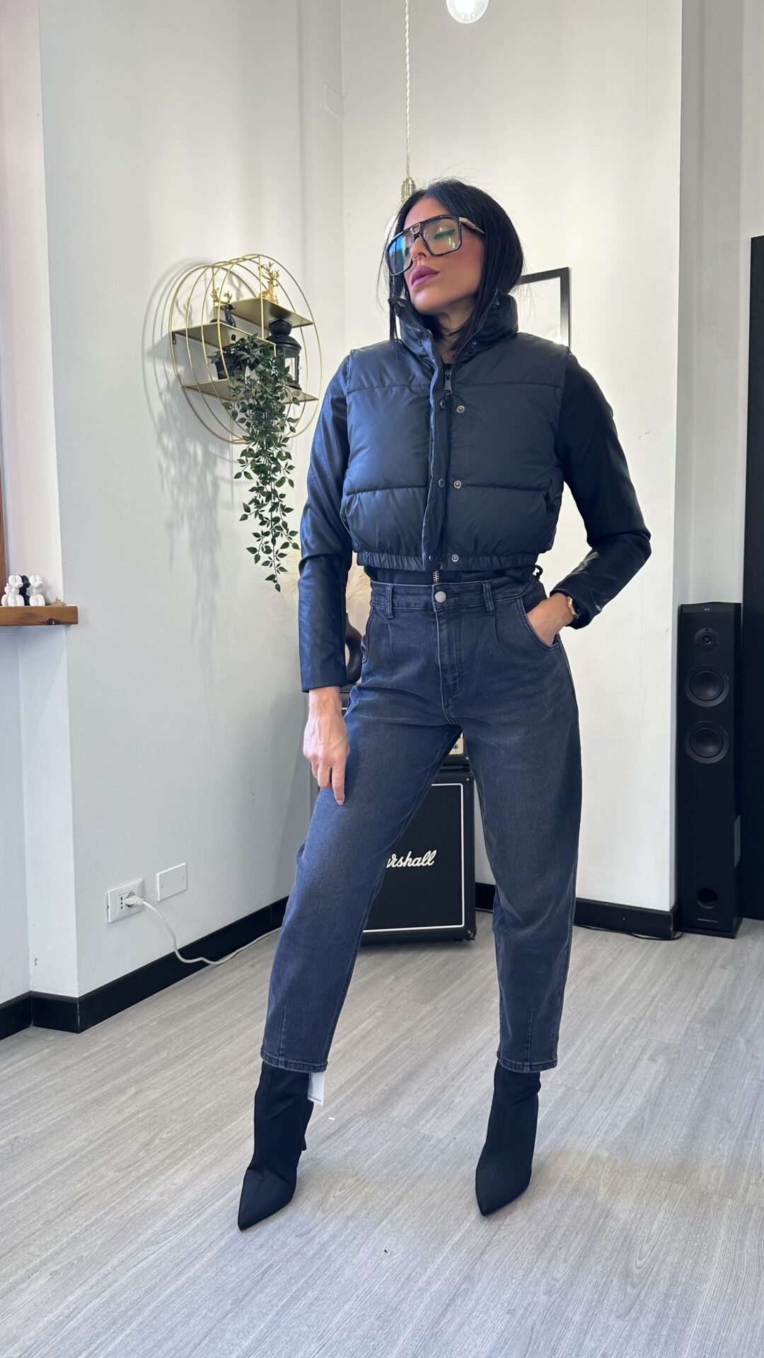 BOMBER SMANICATO BLACK