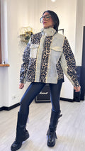 GIACCA DI JEANS-LEOPARD NATIONAL