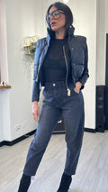 BOMBER SMANICATO BLACK