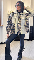 GIACCA DI JEANS-LEOPARD NATIONAL