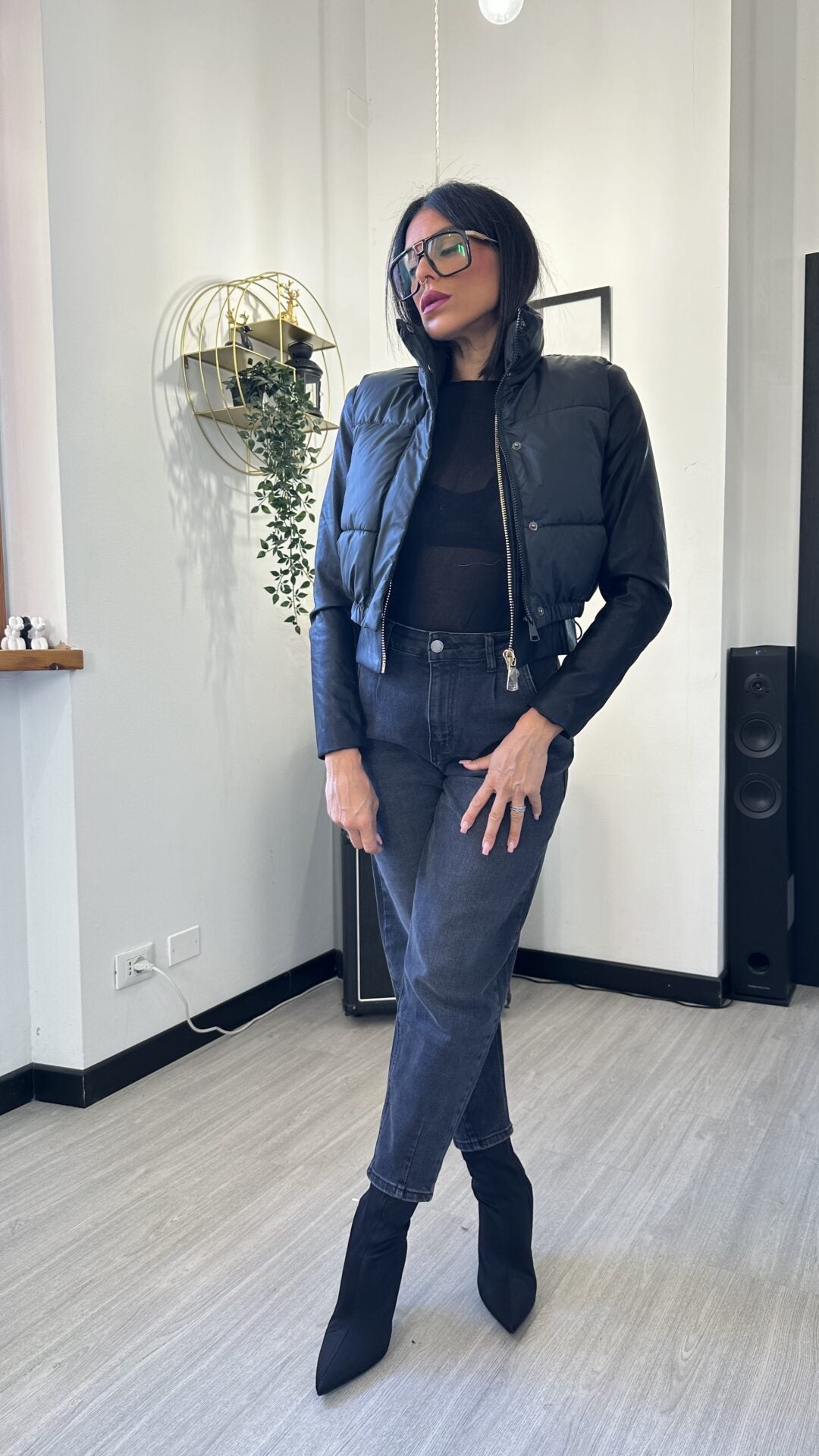 BOMBER SMANICATO BLACK