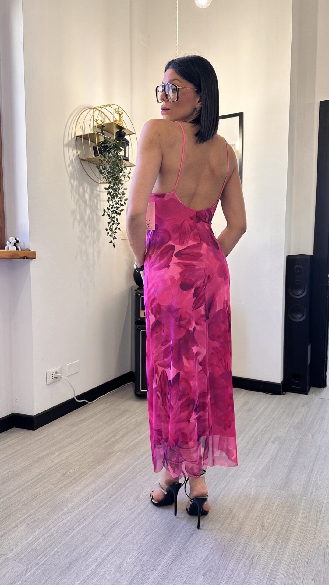 ABITO FLOWER FUCSIA