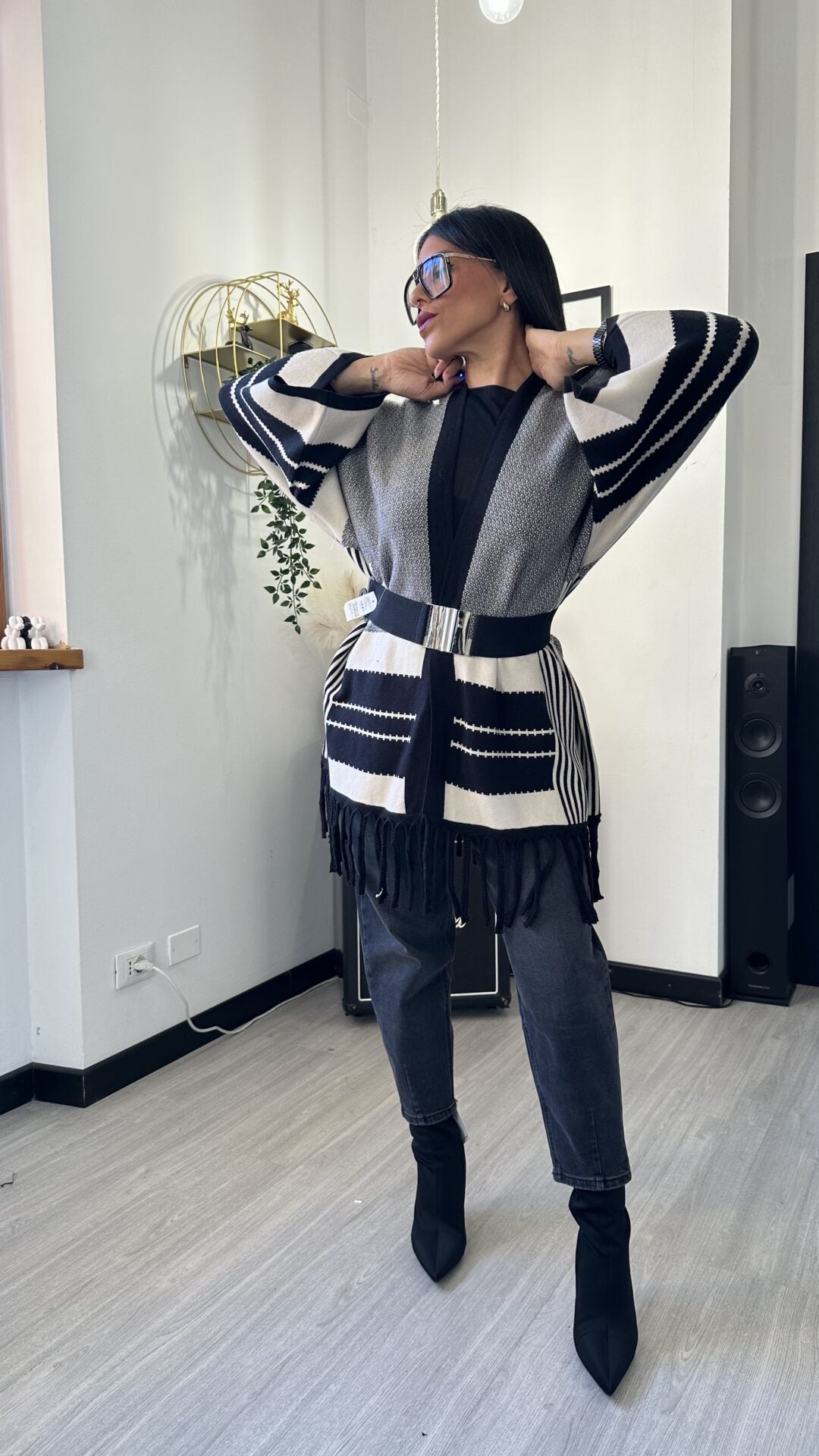 CARDIGAN FANTASIA BIANCO
