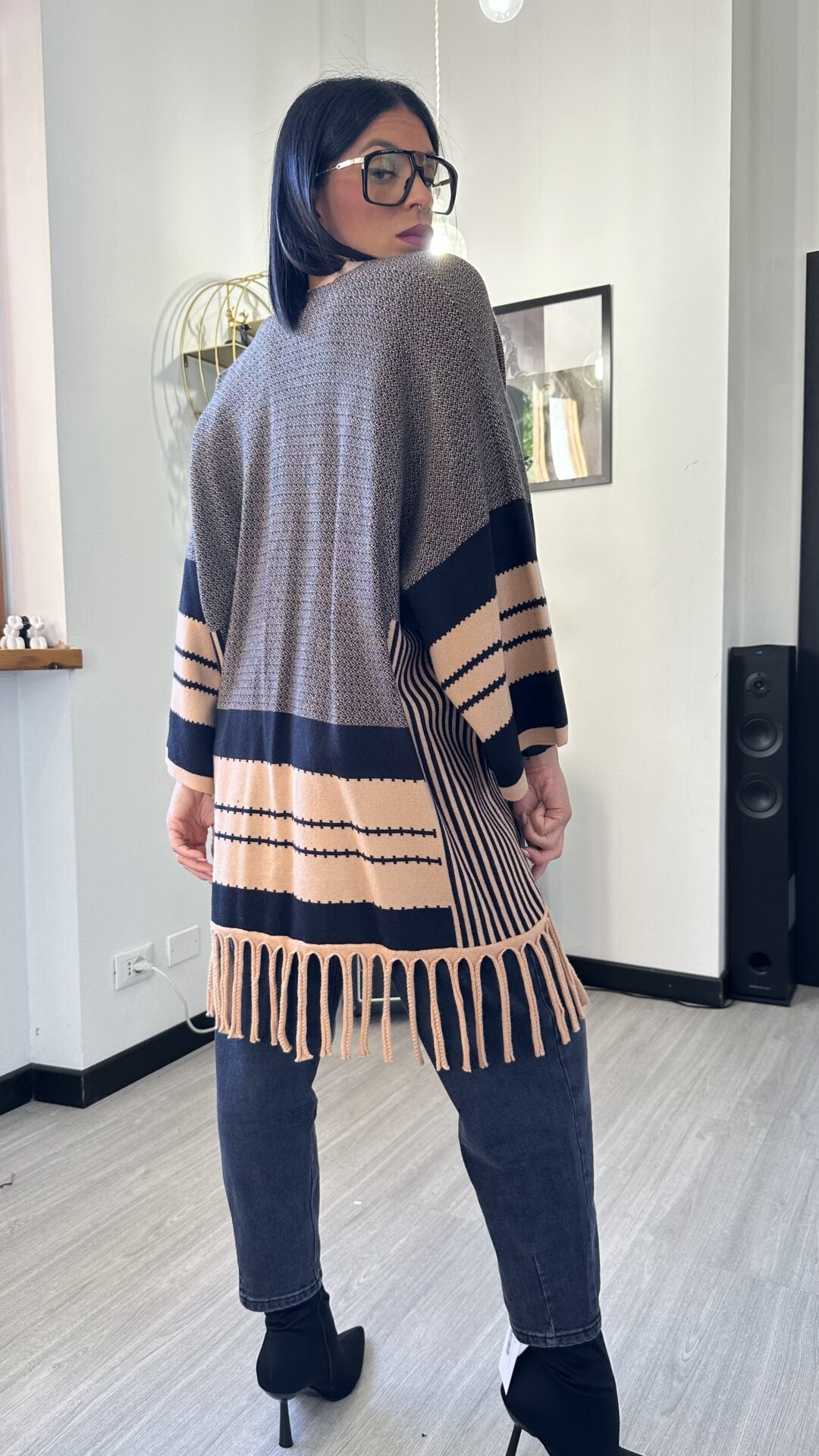 CARDIGAN FANTASIA CAMMELLO
