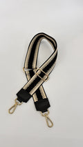 TRACOLLA BORSA FANTASIA NERA ORO BEIGE