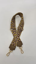 TRACOLLA BORSA LEOPARDATA TORTORA GIALLO