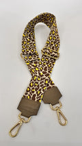 TRACOLLA BORSA LEOPARDATA TORTORA GIALLO