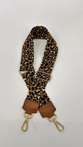 TRACOLLA BORSA LEOPARDATA MARRONE NERO
