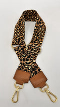 TRACOLLA BORSA LEOPARDATA MARRONE NERO