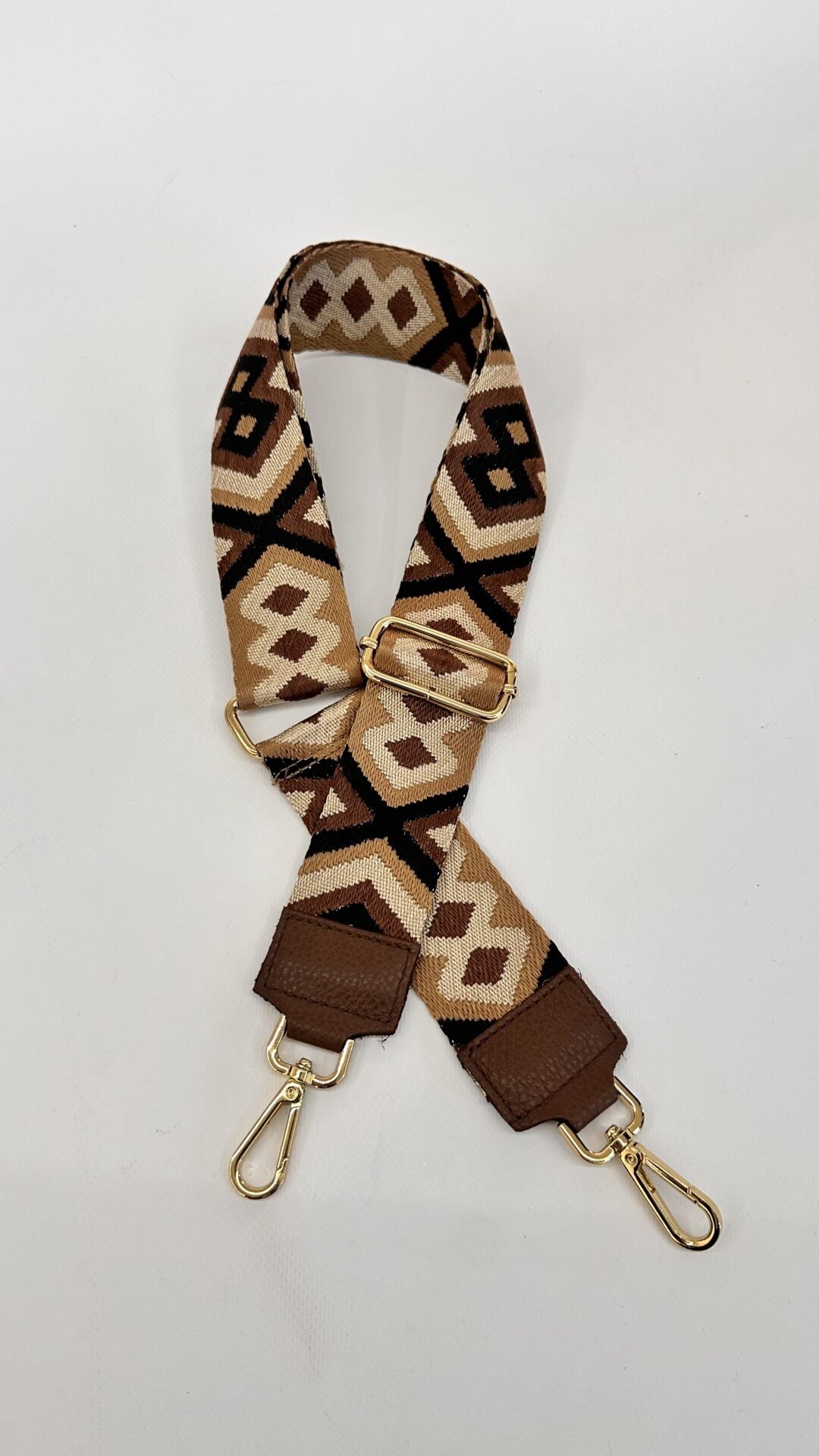 TRACOLLA BORSA FANTASIA MARRONE BEIGE