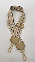 TRACOLLA BORSA ZIGZAG TORTORA