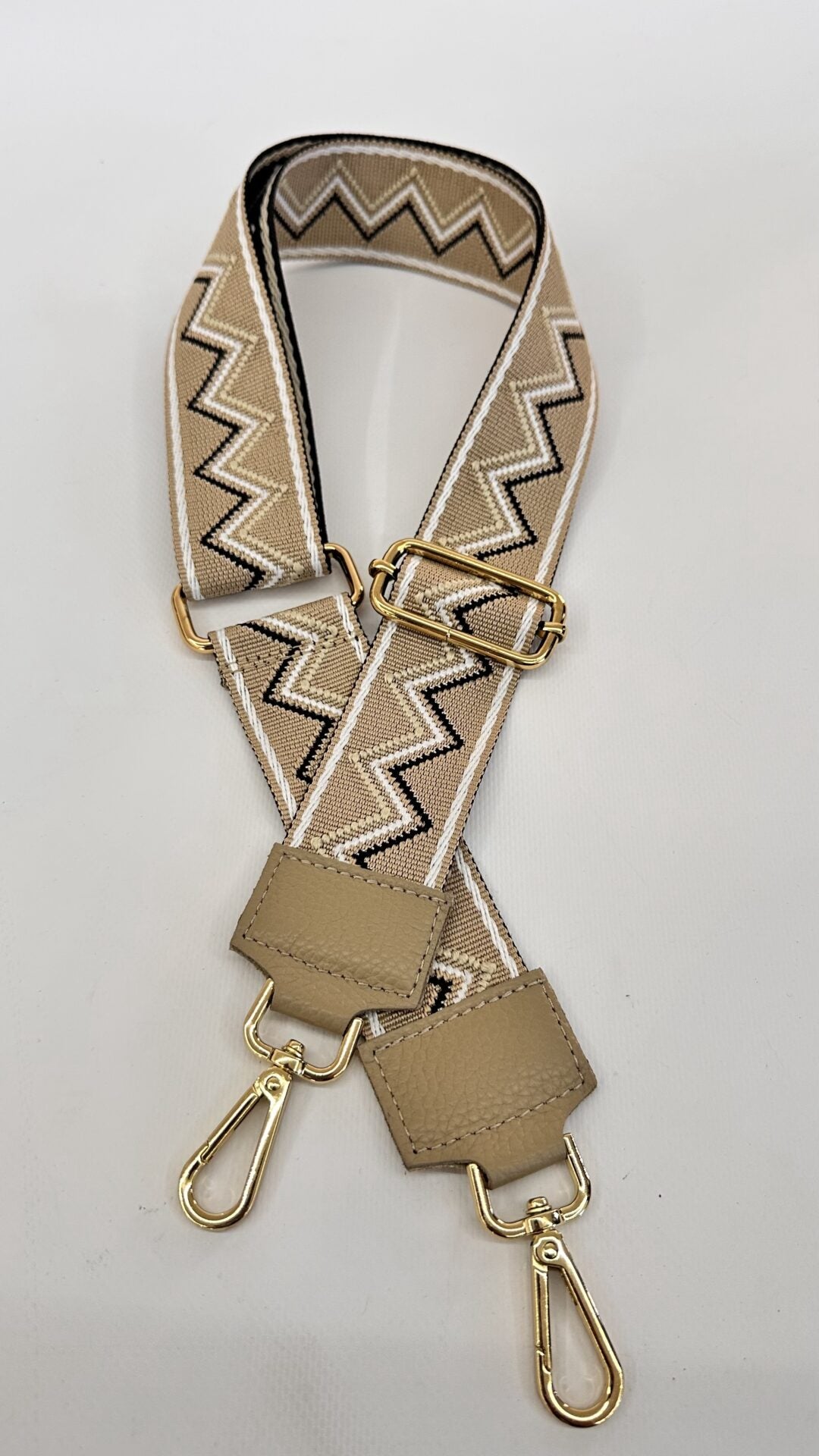 TRACOLLA BORSA ZIGZAG TORTORA