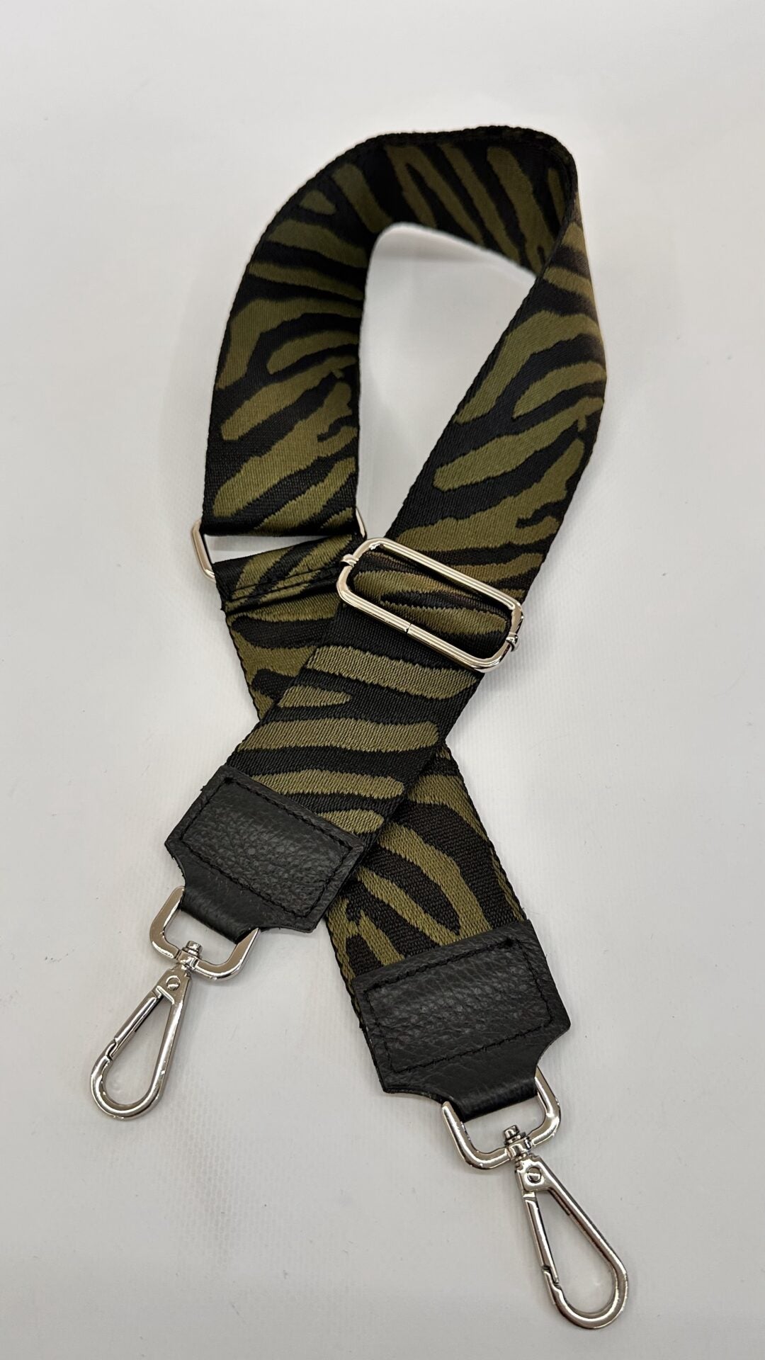 TRACOLLA BORSA ZEBRATA MILITARE SILVER