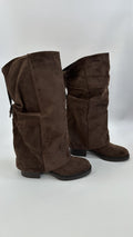BOOTS SCAMOSCIATO MARRONE