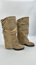 BOOTS SCAMOSCIATO KAKI