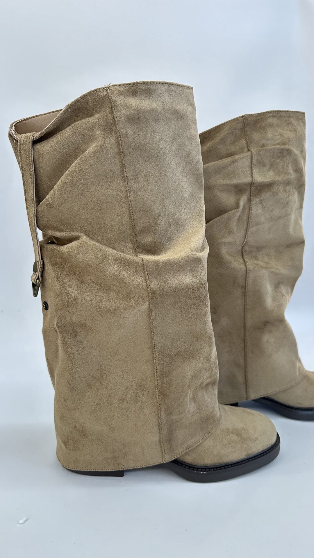 BOOTS SCAMOSCIATO KAKI