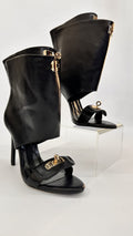 SANDALO ICON NERO ECOPELLE (36)
