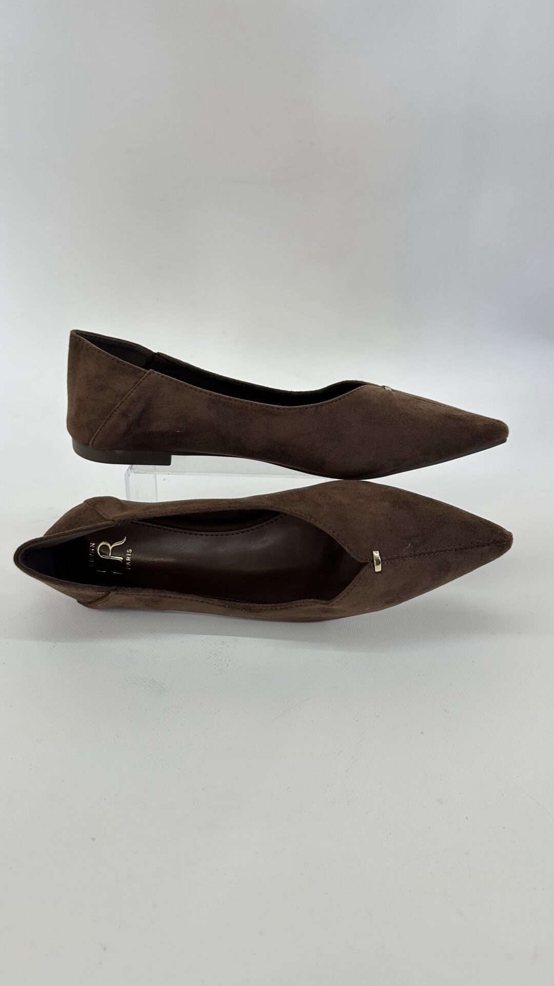 BALLERINA A PUNTA GIOIELLO MARRONE