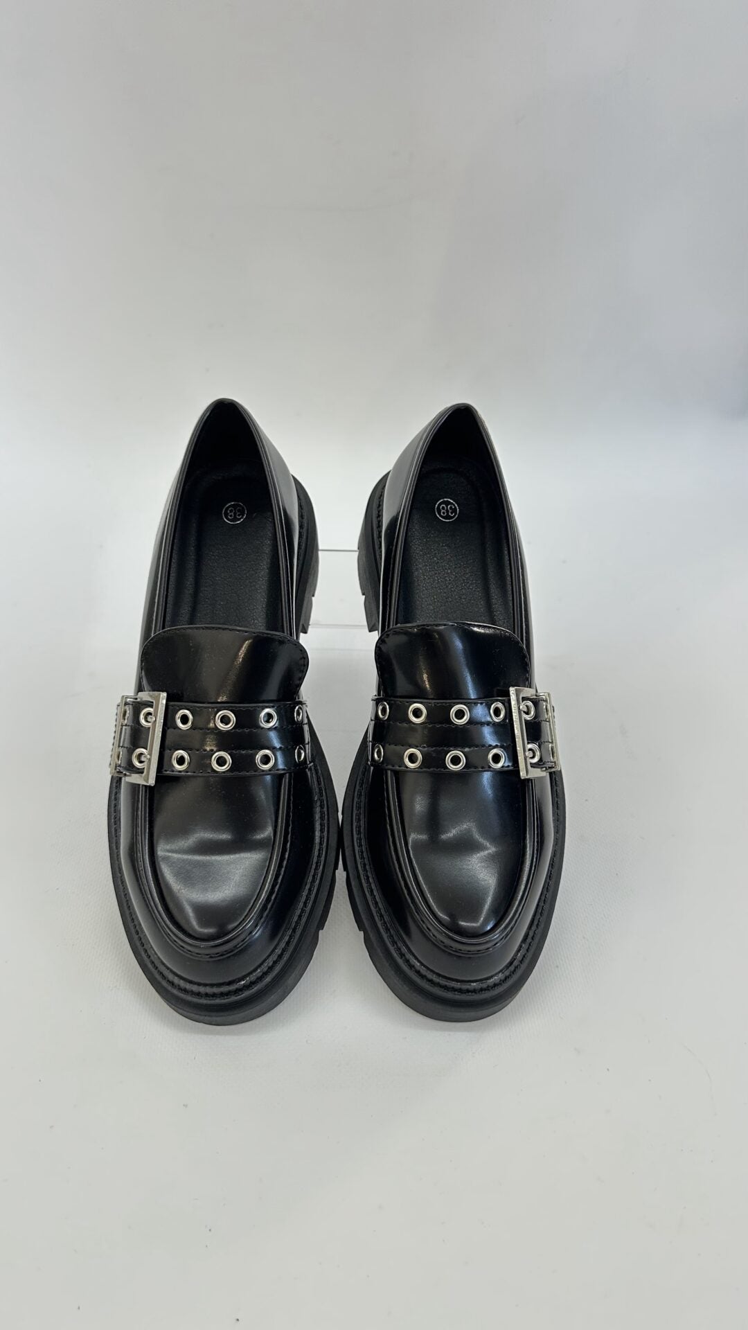 MOCASSINO LUCIDO CON FIBBIA